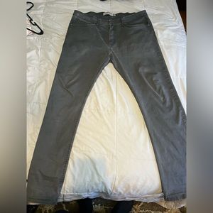 Wrangler men’s flex jeans. Slim straight. Dark Grey.